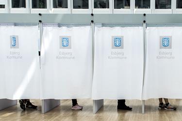 Følg stemmeprocenterne på valgdagen